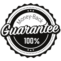 Money-back guarantee seal